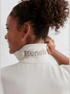 Veste sweat basique, logo imprimé et broderie
