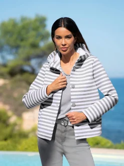 Veste sweat matière sweat