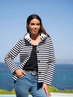 Veste sweat matière sweat
