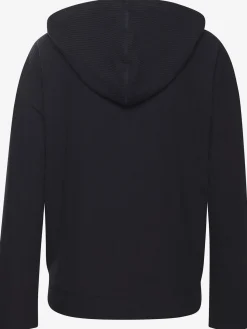 Veste sweat tendance à la structure côtelée