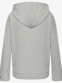 Veste sweat tendance à la structure côtelée