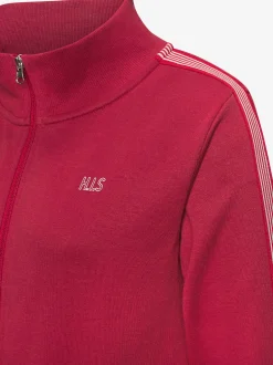 Veste sweat veste à col montant et rayures