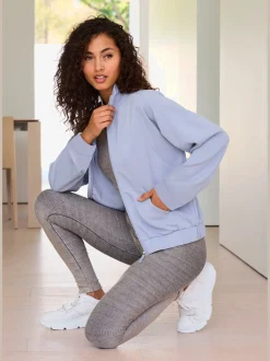 Veste sweat veste détente à col montant